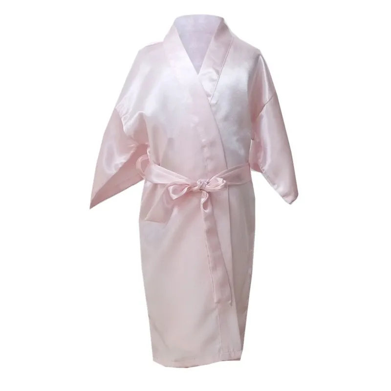 robes kimono en satin pour bébé fille, vêtements de nuit, peignoir de mariage, motif floral robes kimono en satin pour bébé fille, vêtements de nuit, peignoir de mariage, motif floral