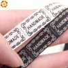largeur 13mm 5yard/lot beige/noir imprimé ruban design fait à la main pour mariage bricolage artisanat cadeau emballage ceinture et accessoires de couture