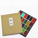 Sakura Kissho Ensemble de peinture pigmentée pour aquarelle solide japonaise originale Sakura Kissho Ensemble de peinture pigmentée pour aquarelle solide japonaise originale