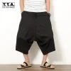 Short de Samouraï Japonais en Coton et Lin pour Homme, Sarouel, Hakama, 5 Couleurs, Grande Taille, Été Short de Samouraï Japonais en Coton et Lin pour Homme, Sarouel, Hakama, 5 Couleurs, Grande Taille, Été