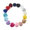bouquet de roses en satin, 10/3.5cm, 35mm, ruban, fausses fleurs, pour un mariage, pour décorer la maison