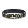 bracelet en métal en acier inoxydable pour hommes, bracelets de prière du seigneur chrétien, langue latine, japonaise et coréenne