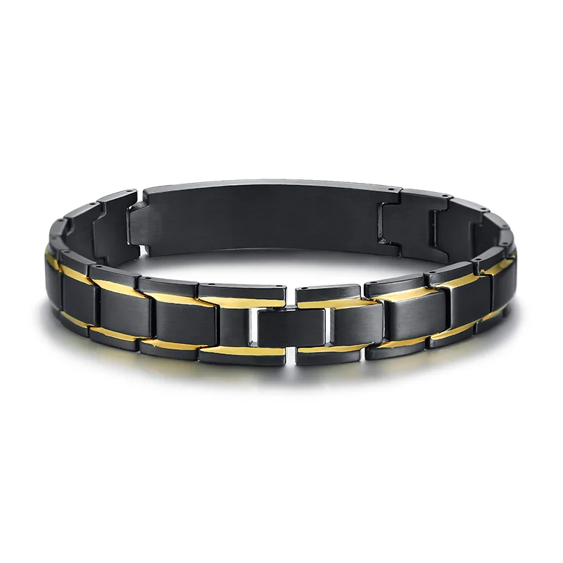 bracelet en métal en acier inoxydable pour hommes, bracelets de prière du seigneur chrétien, langue latine, japonaise et coréenne bracelet en métal en acier inoxydable pour hommes, bracelets de prière du seigneur chrétien, langue latine, japonaise et coréenne