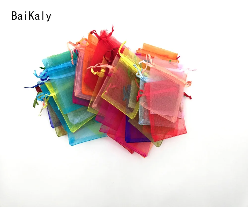 chaud 1000 pcs/lot 5x7 7x9 9x12 10x15 cm cordon organza sac de mariage fête de noël cadeau sacs faveur bijoux emballage sacs pochette chaud 1000 pcs/lot 5x7 7x9 9x12 10x15 cm cordon organza sac de mariage fête de noël cadeau sacs faveur bijoux emballage sacs pochette