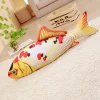 jouet en peluche de simulation de carpe de dessin animé 16/30cm, 1 pièce, mini poupées de poisson koi douces et mignonnes, jouets de doigt kawaii pour enfants, cadeau d'anniversaire