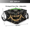masque de samouraï pour adultes, nouveau modèle de masque universel lavable avec filtres pm2, 5, avengers lord mascarilla