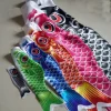 koinobori chaussettes à vent pour l'escalade de la carpe japonaise, cerf volant en forme de poisson, banderole pour enfants, drapeau avec confettis