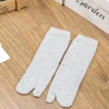 bambou japonais hommes et femmes été fibre deux doigts chaussettes noir kimono bascule sandale fendu ninjia blanc tabi orteil chaussettes