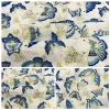 tissu de style japonais en coton bronzant, poudre d'or, fleur de cerisier ondulée, libellule, grue, carpe, tissu d'impression pour sacs faits à la main, bricolage