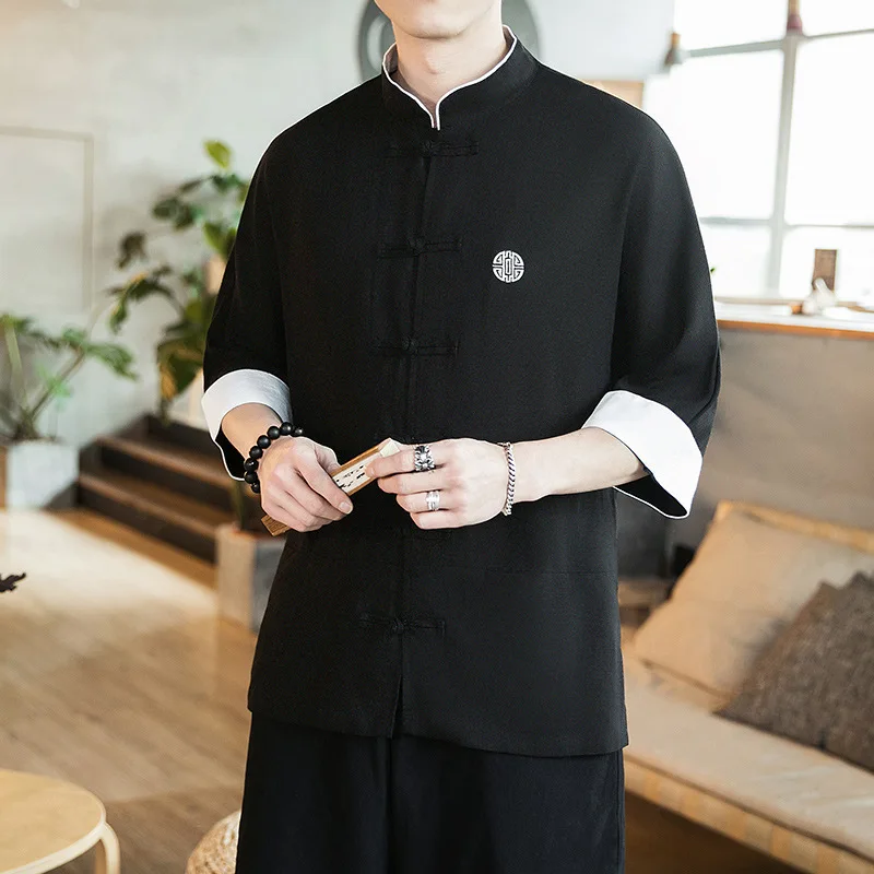 cardigan haori brodé traditionnel pour homme, kimono japonais, costume de samouraï, chemise de style harajuku, manteau d'entrée imprimé cardigan haori brodé traditionnel pour homme, kimono japonais, costume de samouraï, chemise de style harajuku, manteau d'entrée imprimé