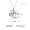 skyrim collier pendentif dragon chinois rond, acier inoxydable, colliers de déclaration de déclaration de déclaration de déclaration, bijoux pour hommes et femmes, sion l