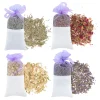 1 paquet de vraies fleurs séchées naturelles, rose, jasmin, lavande, fleurs sèches, fleurs décoratives rafraîchissantes pour la maison, remplissage de coussins