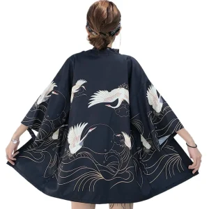 Kimono japonais pour femmes, cardigan de plage, kimono japonais, cosplay traditionnel yukata, obi haori, vêtements japonais, V1864, 2020 Kimono japonais pour femmes, cardigan de plage, kimono japonais, cosplay traditionnel yukata, obi haori, vêtements japonais, V1864, 2020