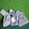sac à main ondulé de style japonais pour femme, porte monnaie, sacs pour téléphone portable, nœud de barre, poignet, dames