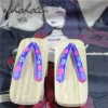 whoholl femmes sabots chaussures japonais en bois pantoufle geta kimono pantoufles pour femmes anime cosplay chaussures été tongs femme
