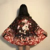 kimono japonais traditionnel pour femme, cardigan long, chemisier cosplay, chemise yukata, robe japonaise haori geisha kz001, 2021