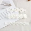 Bandeau de cheveux avec nœud papillon pour bébé, 3 pièces/lot, couronne fleurie, pour sauna, joli vêtement pour enfants, accessoire photo photographié Bandeau de cheveux avec nœud papillon pour bébé, 3 pièces/lot, couronne fleurie, pour sauna, joli vêtement pour enfants, accessoire photo photographié