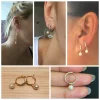 boucles d'oreilles en argent sterling 925 pour femmes, pendentif en perle coréenne, cadeau d'anniversaire de mariage, fine, brincos