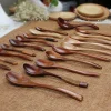 Cuillère en bois pour la cuisine, la maison, la soupe britannique coréenne Cuillères en céramique japonaises mignonnes, Accessoires de cuisine utiles Vente chaude Cuillère en bois pour la cuisine, la maison, la soupe britannique coréenne Cuillères en céramique japonaises mignonnes, Accessoires de cuisine utiles Vente chaude