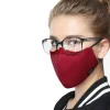 masque facial coréen en coton, masque anti poussière, respirateur avec filtre à charbon actif, lunettes kpop noires, masque sur la bouche