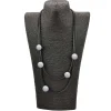 ukebay – colliers en bois couleur or pour femmes, ras du cou, simple, fait à la main, bijoux gothiques de luxe, chaînes de pull assorties