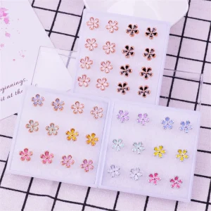 Ensemble de Boucles d’Oreilles Colorées en Plastique, Bijoux de ix, Piercing Géométrique, pour Femme et Fille Ensemble de Boucles d’Oreilles Colorées en Plastique, Bijoux de ix, Piercing Géométrique, pour Femme et Fille