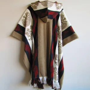 Mode hommes Poncho châle tricot rétro motif ethnique impression automne hiver coupe-vent femmes à capuche Cape mâle vêtements d’extérieur manteaux Mode hommes Poncho châle tricot rétro motif ethnique impression automne hiver coupe-vent femmes à capuche Cape mâle vêtements d’extérieur manteaux