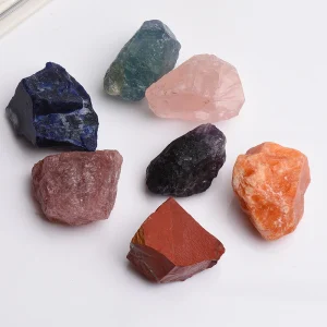 Cristaux minéraux de Quartz brut naturel, cristaux de forme irrégulière, roche brute, pierre de guérison Reiki, décoration de la maison