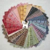 tissu teint en fil japonais 9x12cm, 50 pièces/lot, étoffe 100% coton pour couture de vêtements de poupées, couettes, patchwork fait à la main, diy bricolage