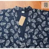 ensemble kimono cardigan surdimensionné de style japonais, vêtements de nuit pour hommes, peignoir en coton, confortable pour la maison, vêtements de nuit quotidiens décontractés