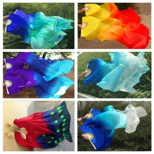 1 paire (1L + 1R) femmes 100% vraie soie danse orientale ventilateur voiles coloré dégradé scène danse soie Fans danse du ventre accessoires ventilateur 1 paire (1L + 1R) femmes 100% vraie soie danse orientale ventilateur voiles coloré dégradé scène danse soie Fans danse du ventre accessoires ventilateur
