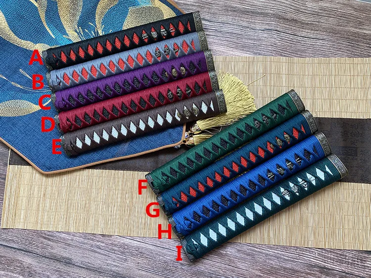 Ensemble de poignée d’épée de samouraï japonais fait à la main, accessoire de bricolage, Kirsite Tsuka, Fuchi Kashira, Nice Katana, Wakizashi Ensemble de poignée d’épée de samouraï japonais fait à la main, accessoire de bricolage, Kirsite Tsuka, Fuchi Kashira, Nice Katana, Wakizashi