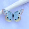 papillon mixte coloré kawaii, cabochons en résine à dos plat, bijoux à bricoler soi même, accessoires de décoration, d94, 10 pièces