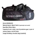 Sac Kyokushin de qualité pour l’entraînement, sac d’équipement de karaté professionnel, sac à main léger, sacs à dos multifonctions étanches Sac Kyokushin de qualité pour l’entraînement, sac d’équipement de karaté professionnel, sac à main léger, sacs à dos multifonctions étanches