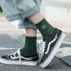 chaussettes de dessin animé visage souriant drôle harajuku femmes kawaii mignon heureux streetwear coton femme chaussette kobieta skarpety femme chaussettes