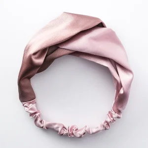 Bandeau croisé en Satin de soie, mode coréenne, couleurs contrastées, sensation de lumière, tempérament, petit et frais, accessoires de tête Bandeau croisé en Satin de soie, mode coréenne, couleurs contrastées, sensation de lumière, tempérament, petit et frais, accessoires de tête