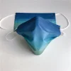 masques jetables pour adultes, couverture de protection faciale de couleur dégradée, masque buccal imprimé, masques solides, vert bleu violet, tissu à 3 couches
