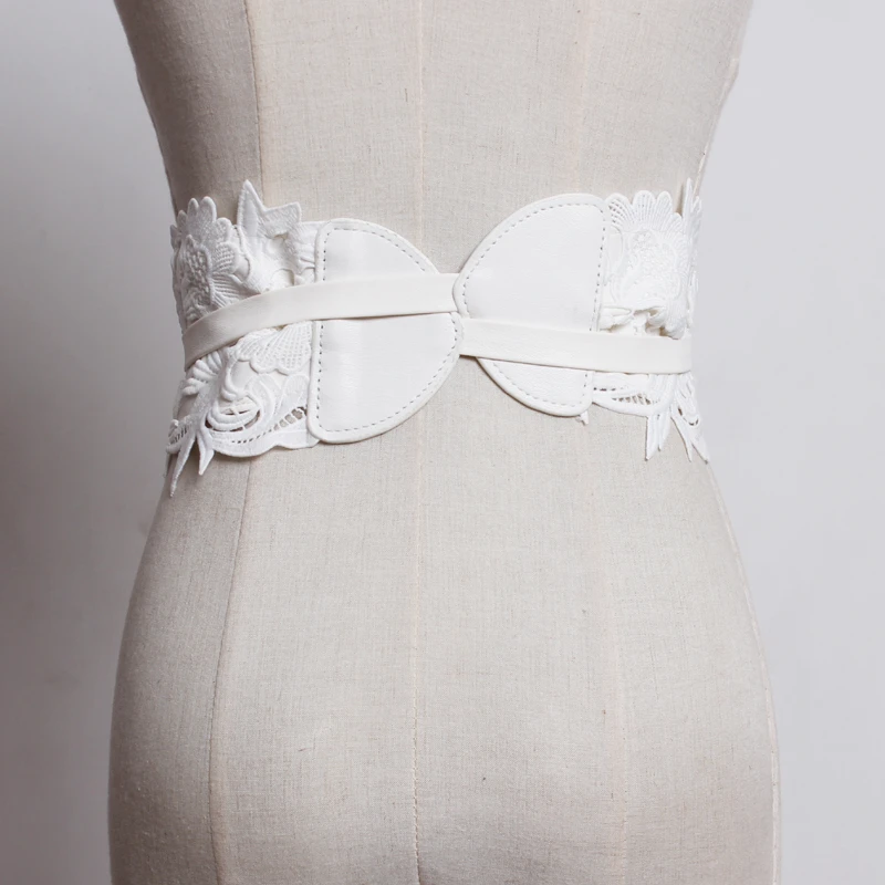 ceinture en dentelle florale pour femme, kimono japonais, ceinture large, corset féminin, à la mode ceinture en dentelle florale pour femme, kimono japonais, ceinture large, corset féminin, à la mode