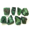 pierre brute naturelle pour aquarium de guérison reiki, citroquartz, spécimen de napperon, rouge, vert, zoisite, décoration d'intérieur, décoration de chambre, 1 pièce