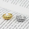 xiyanike – bague française à fil oblique pour femmes, couleur argent, ouverture simple, bijoux à la mode, raffinement, prévention des allergies, cadeau