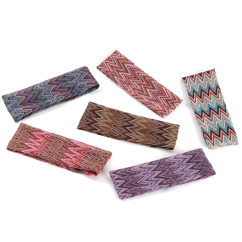 geebro bohême rayé dame bandeau à la main en plein air bandeau mode multicolore cheveux accessoires pour femmes noué coiffure geebro bohême rayé dame bandeau à la main en plein air bandeau mode multicolore cheveux accessoires pour femmes noué coiffure