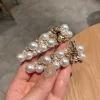 Barrette ours en perles pour femmes, épingle à cheveux de luxe, animaux faits à la main, alliage strass, épingles à cheveux, bijoux pour cheveux, vente en gros Barrette ours en perles pour femmes, épingle à cheveux de luxe, animaux faits à la main, alliage strass, épingles à cheveux, bijoux pour cheveux, vente en gros