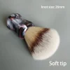 dcosmetic t4 brosse de rasage en cheveux synthétiques doux manche en résine à la main brosse de rasage pour homme rasage humide