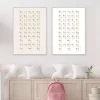 affiche de tableau japonais hiragana, peinture sur toile, décoration artistique murale pour chambre d'enfant, gestion de katakana