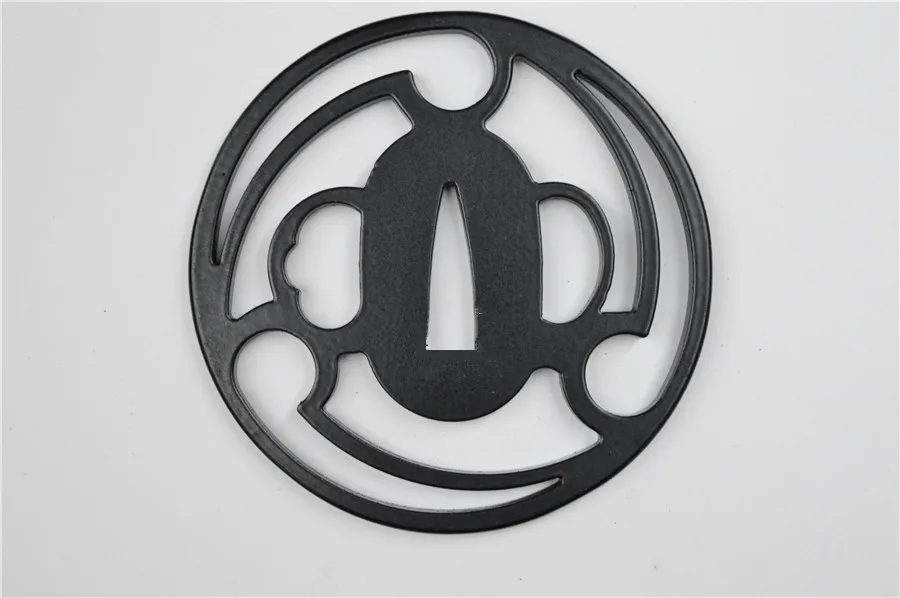 protection tsuba en acier pour épée de samouraï japonais, accessoire katana wakizashi protection tsuba en acier pour épée de samouraï japonais, accessoire katana wakizashi