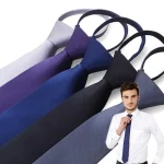 Cravates de luxe pour hommes, ligne Noble, pour fête de mariage, cravates formelles pré-nouées à fermeture éclair, cravate étroite, 2021 Cravates de luxe pour hommes, ligne Noble, pour fête de mariage, cravates formelles pré-nouées à fermeture éclair, cravate étroite, 2021