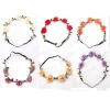 couronne de tournesol style boho, accessoire de décoration pour cheveux, festivals de mariage, bandeau floral avec ruban élastique réglable, marguerite