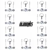 Accessoires de moto 2019 2020, attaches de carénage à verrouillage rapide, icône de brouilleur pour YAMAHA MT07 MT09