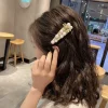 barrette ours en perles pour femmes, épingle à cheveux de luxe, animaux faits à la main, alliage strass, épingles à cheveux, bijoux pour cheveux, vente en gros