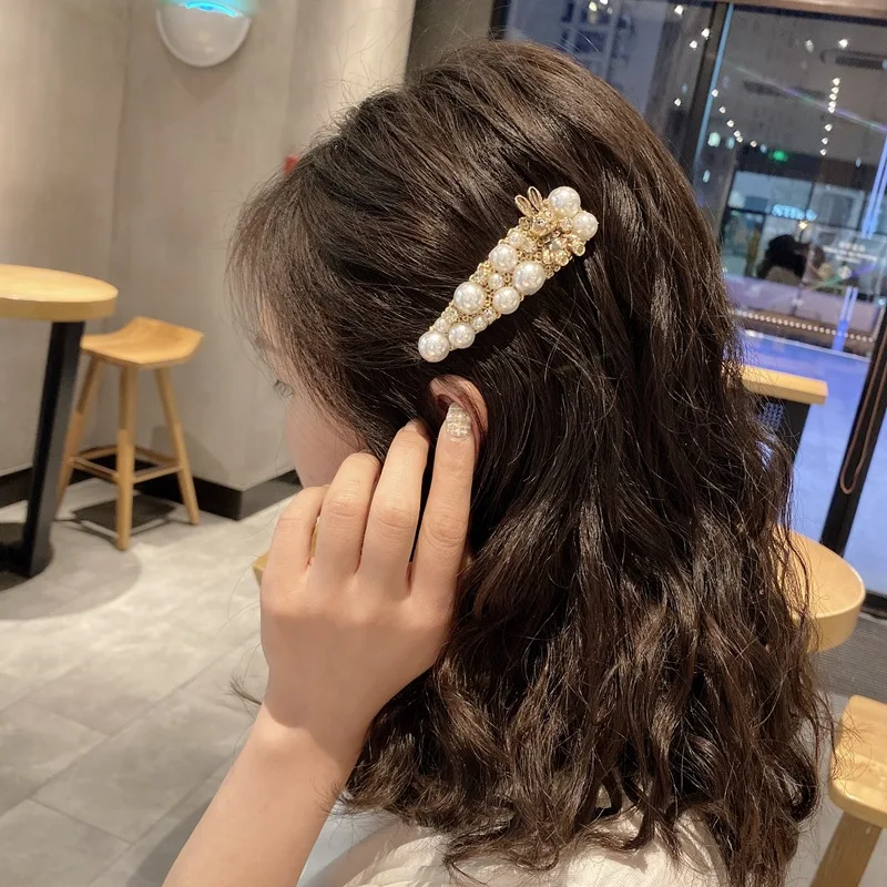 barrette ours en perles pour femmes, épingle à cheveux de luxe, animaux faits à la main, alliage strass, épingles à cheveux, bijoux pour cheveux, vente en gros barrette ours en perles pour femmes, épingle à cheveux de luxe, animaux faits à la main, alliage strass, épingles à cheveux, bijoux pour cheveux, vente en gros